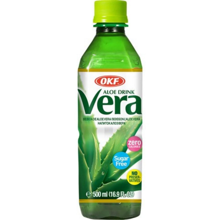 OKF - Aloe Vera Getränk (Zuckerfrei) - Multipack (20 X 500 ML)