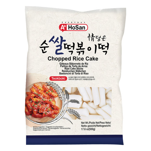 A+ KOREAN A+ Rice Cake Chopped 500 g – 4er-Pack (4×500 g)