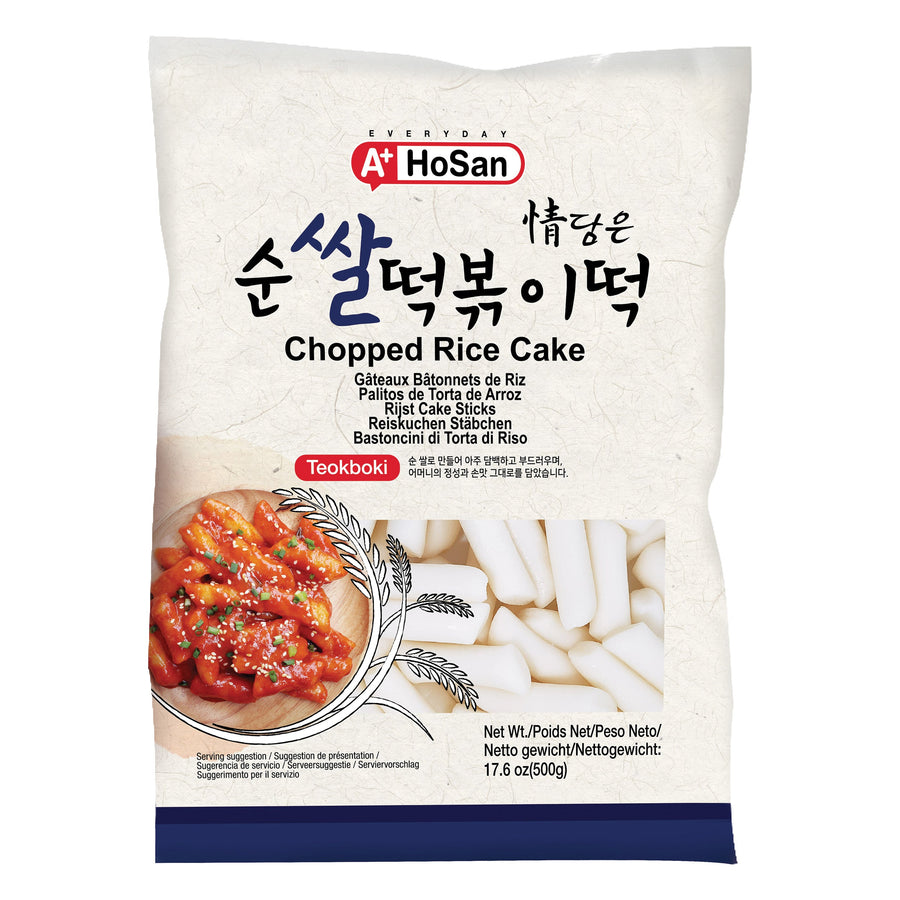 A+ KOREAN A+ Rice Cake Chopped 500 g – 4er-Pack (4×500 g)