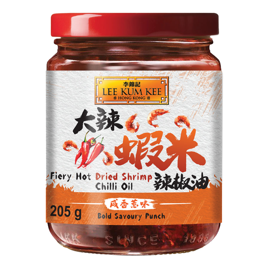 LEE KUM KEE Garnelen Chili Öl, extra scharf 205 g