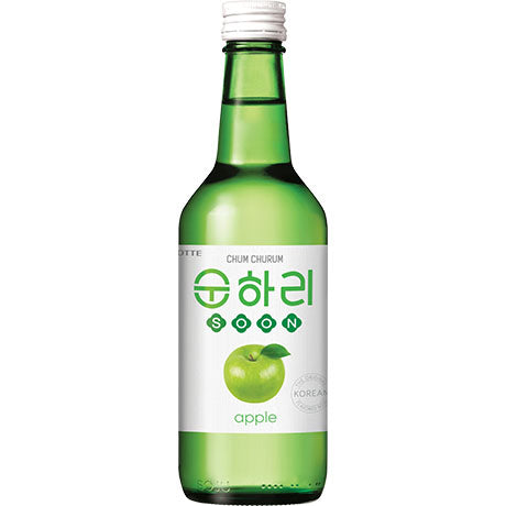 LOTTE Soju, Chum Churum Strawberry, 12% vol 350 ml (Art. 4406-01) – 4er-Pack (4×350 g)
