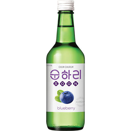 LOTTE Soju, Chum Churum Strawberry, 12% vol 350 ml (Art. 4406-05) – 4er-Pack (4×350 g)