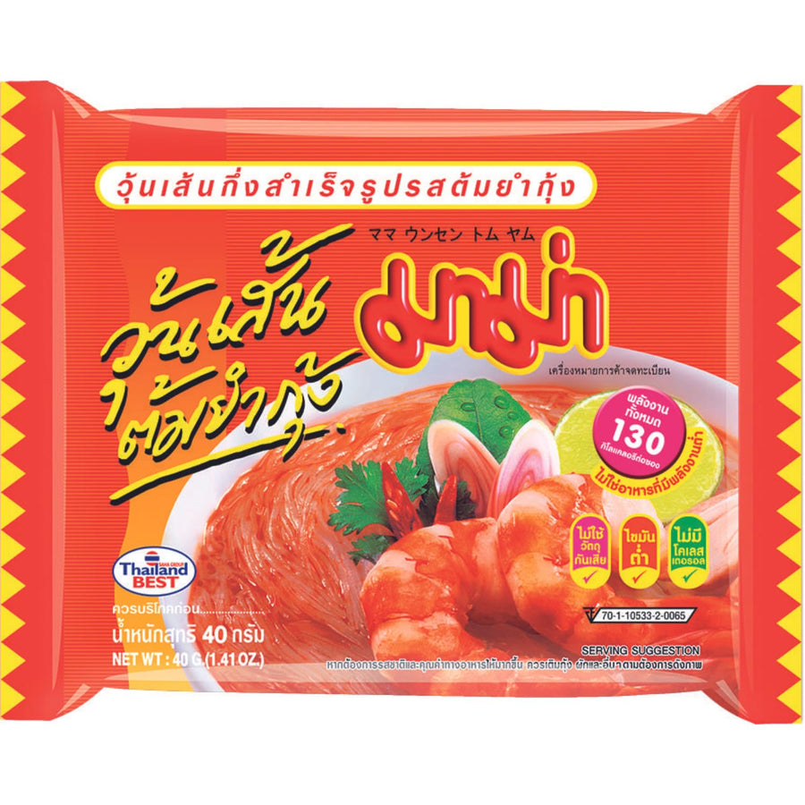 MAMA - Instant Bohnen Vermicelli Tom Yam Goong - 40 GR