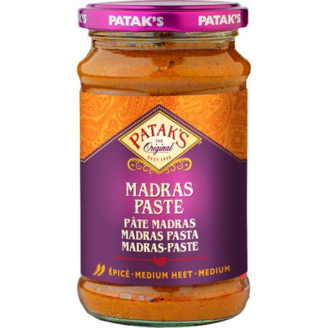PATAK'S Pataks Madras scharf Gewürzpaste 283g