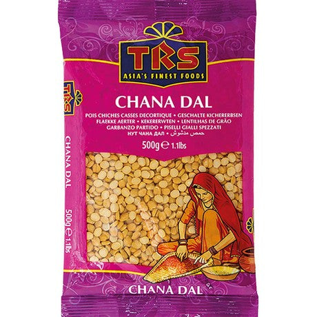 TRS Chana Dal Kichererbsen geschält & gespalten 500g – 4er-Pack (4×500 g)