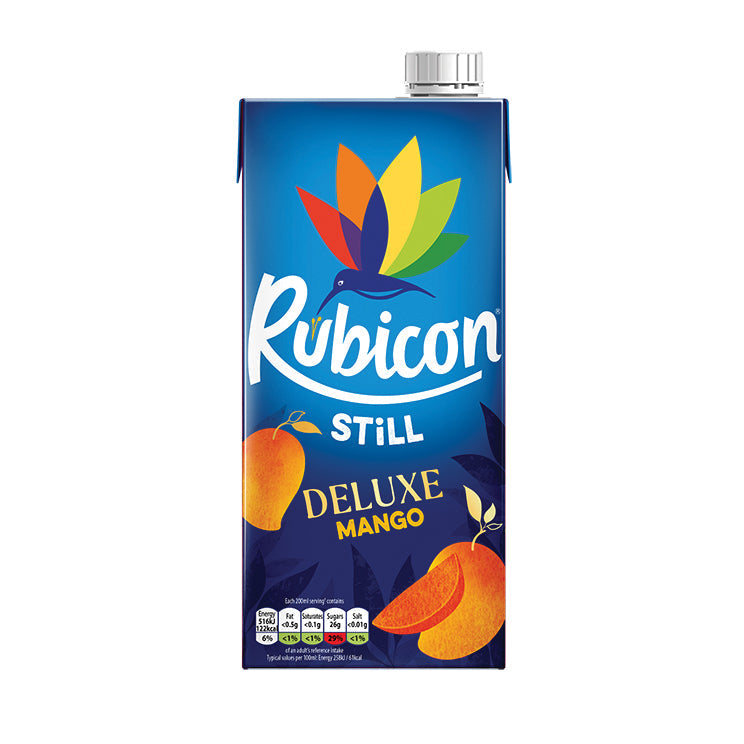 Rubicon Mangosaftgetränk, 1 l Packung – 3er-Pack (3×1 kg)