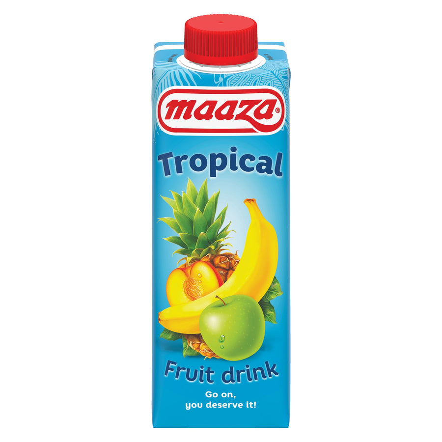 Maaza Tropical Fruit Drink, Fruchtsaft zum Genießen, 8 Packungen 330 ml – 8er-Pack (8×330 g)