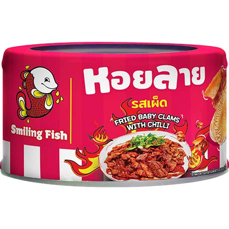 Smiling Fish Fisch Venusmuschel frittiert & Chili 70 g – 3er-Pack (3×70 g)