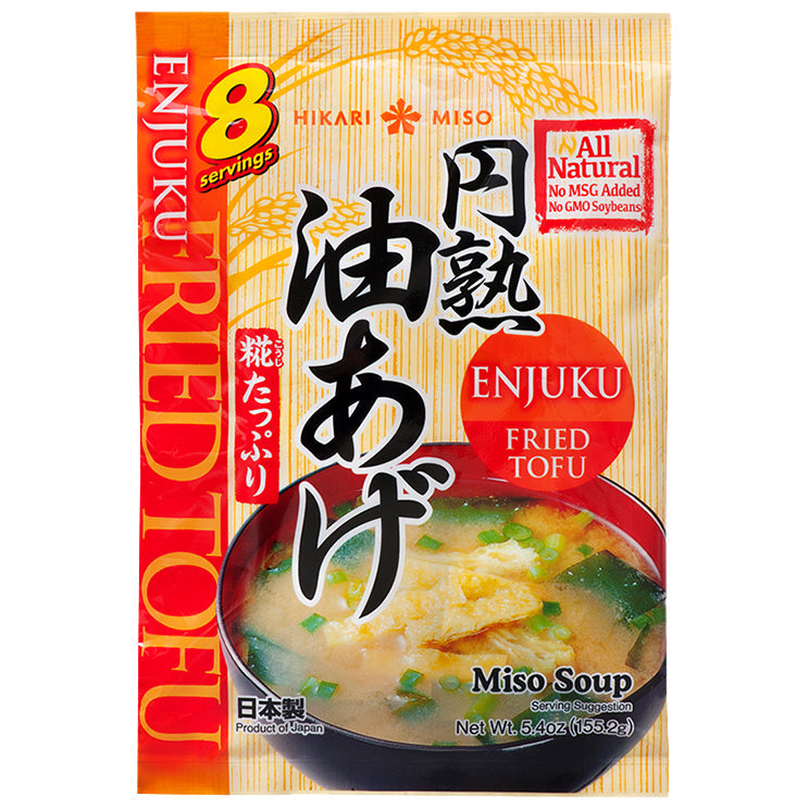 Miso Suppe - Fried Tofu - Hikari Enjuku 155,2g – 3er-Pack (3×155.2 g)