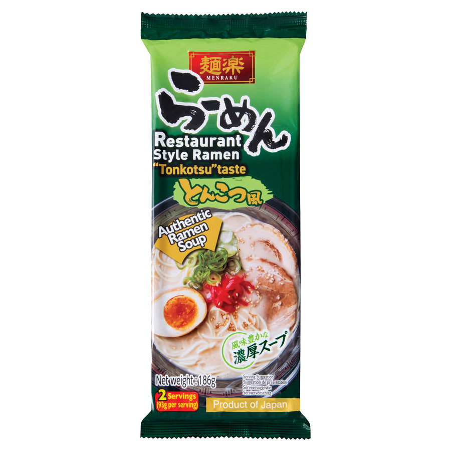 Hikari Instant Ramen Suppe Tonkotsu Geschmack 186g – 3er-Pack (3×186 g)