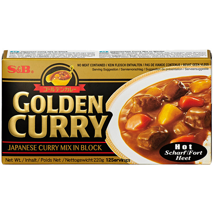 S&B - Hot Golden Curry 220 g
