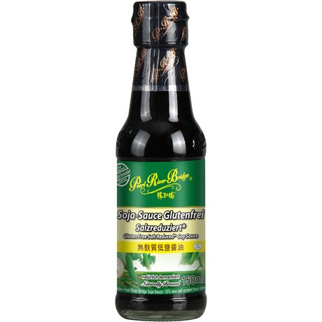 PRB Sojasauce Glutenfrei Salzreduziert 150ml – 4er-Pack (4×150 g)