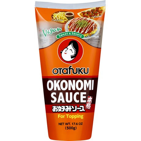 Otafuku Okonomi Sauce – Fruchtig-scharfe, japanische Würzsauce zum Dippen, Würzen und Verfeinern – 500g (Art. 5785-4)