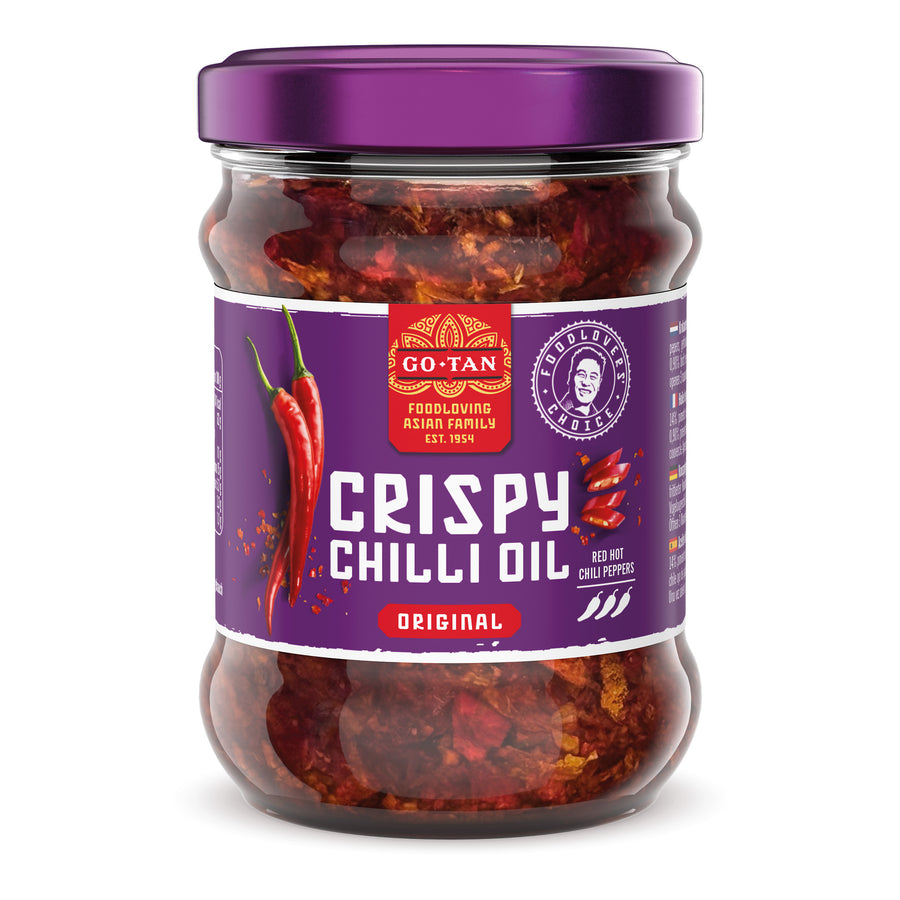 GO-TAN Knuspriges Chiliöl 190g | Crispy Chilli Oil Original