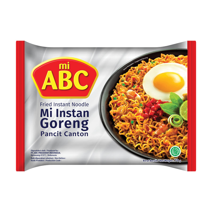 ABC PRESIDENT Mi ABC 5in1 Gebratene Instantnudel 70 g – 5er-Pack (5x70g)