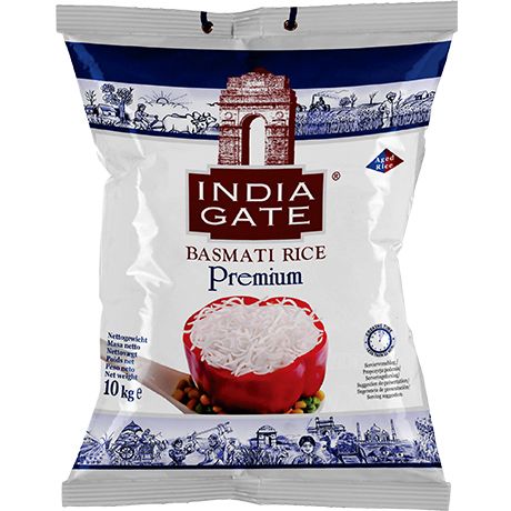 INDIA GATE - Basmati Reis Premium - 1 KG - 5,5 KG - 10 KG