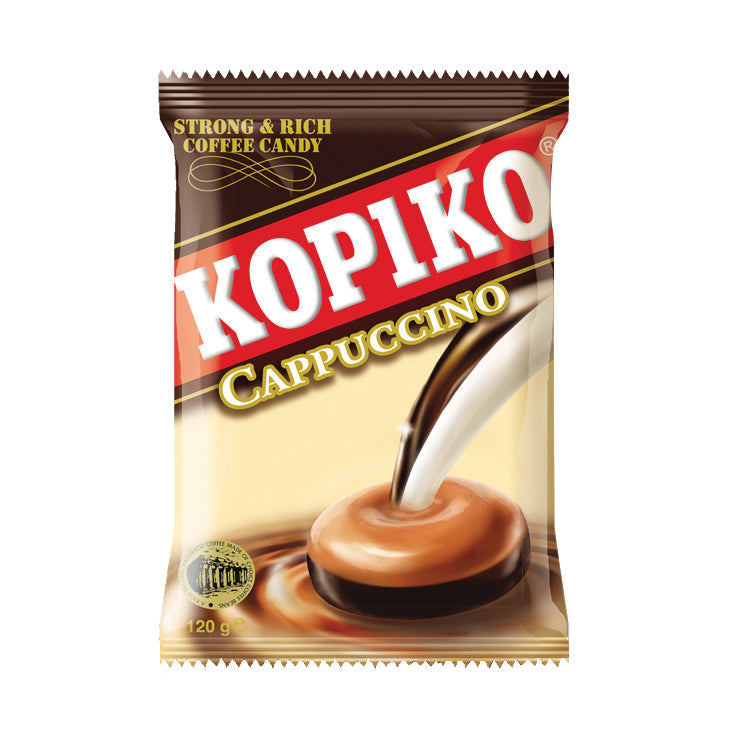 Kopiko Cappuccino-Kaffeebonbons, 120 g, 1 Stück – 6er-Pack (6×120 g)