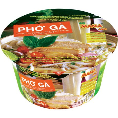MAMA - Instant Reis Nudeln Pho Ga Schüssel 65 g – 3er-Pack (3×65 g)