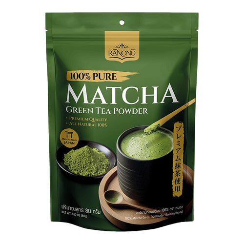 Ranong Matcha Grüntee Pulver 80g