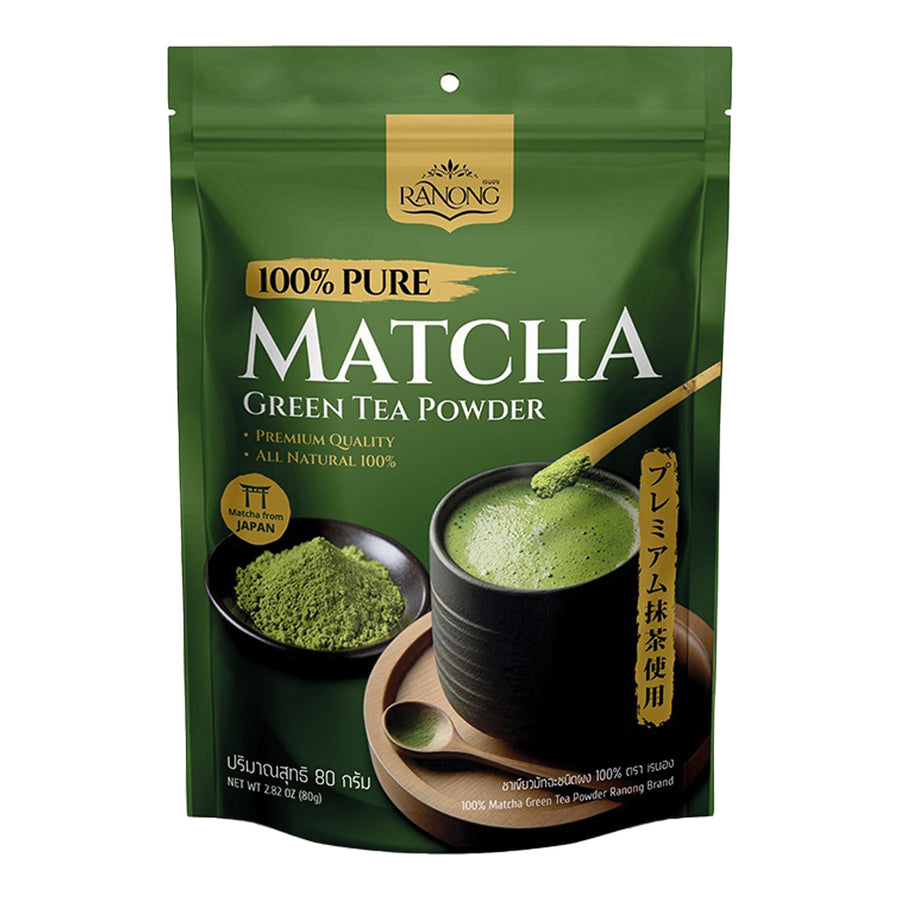 Ranong Matcha Grüntee Pulver 80g