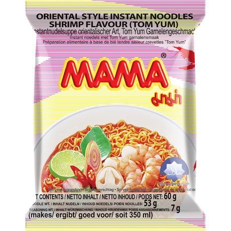 MAMA - Instant Nudeln Tom Yum Garnelen 60G,