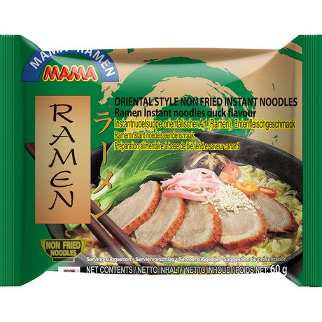 Mama Ramen Nudelsuppe mit Enten Geschmack 60g – 12er-Pack (12×60 g)