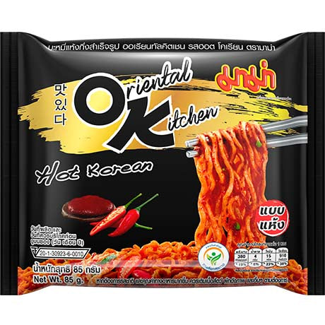 MAMA Instantnudeln, koreanische Geschmacksrichtung, Oriental Kitchen 85 g – 10er-Pack (10x85g)