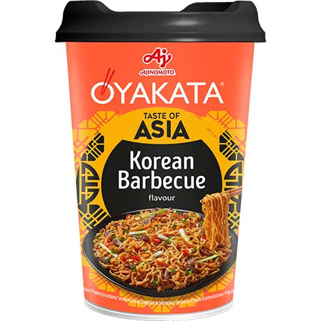 Ajinomoto Oyakata Cupnudeln Korean BBQ Geschmack 93g – 8er-Pack (8×93 g)