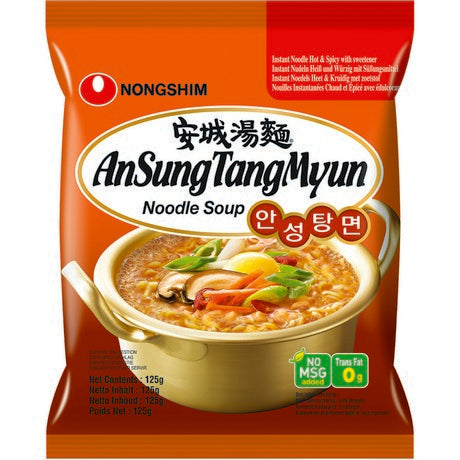 NONGSHIM Nong Shim - Instant Nudeln Ansungtangmyun 125 g – 10er-Pack (10×125 g)