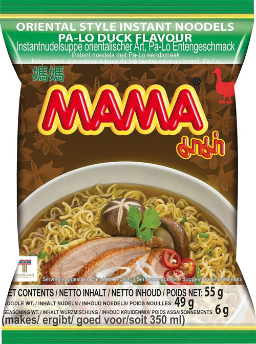 Instantnudeln Mit Entenfleischgeschmack – Instantnudelsuppe Orientalischer Art – Authentisch Thailändisch Kochen – 24 X 55 G