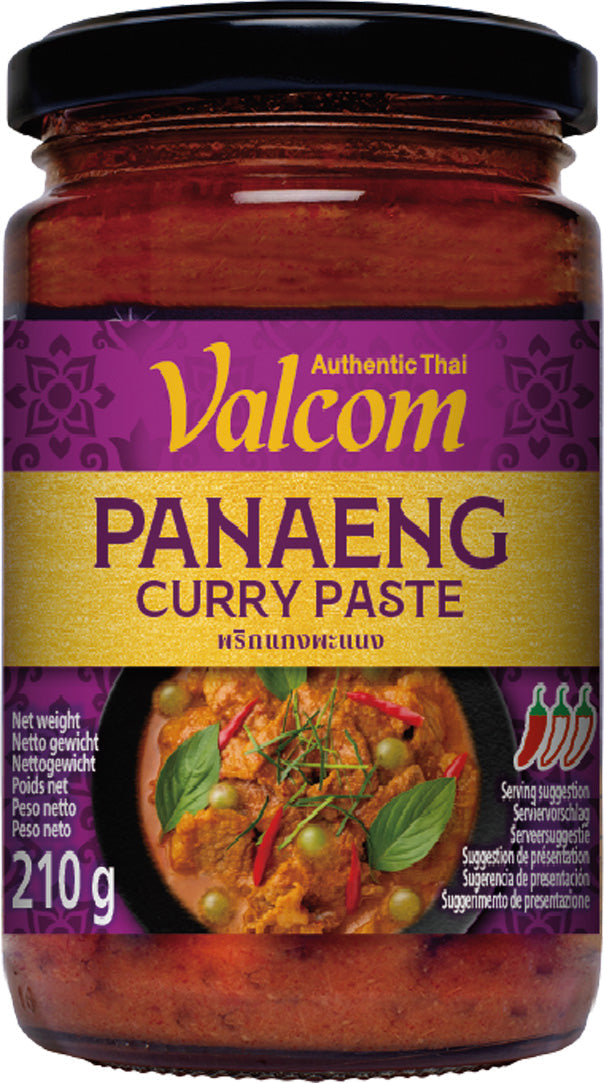 Valcom Premium Panang Currypaste, 210 g – 3er-Pack (3×210 g)