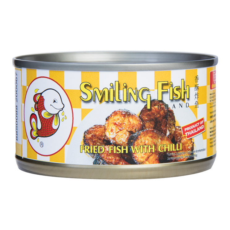 Frittierte Makrelenstücke mit Chili - Smiling Fish - 90g (Art. 8772) – 4er-Pack (4×90 g)