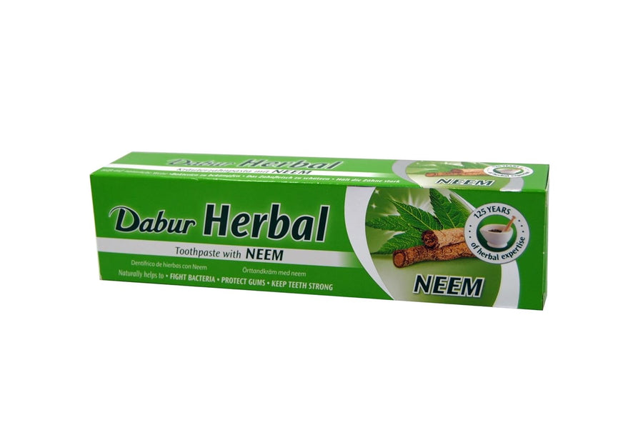 2X Dabur Herbal Toothpaste with Neem 155G - Ayurvedische Beauty-Produkte