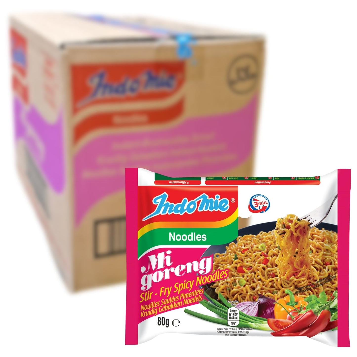 Indomie - Instant Nudeln Mi Goreng Pedas