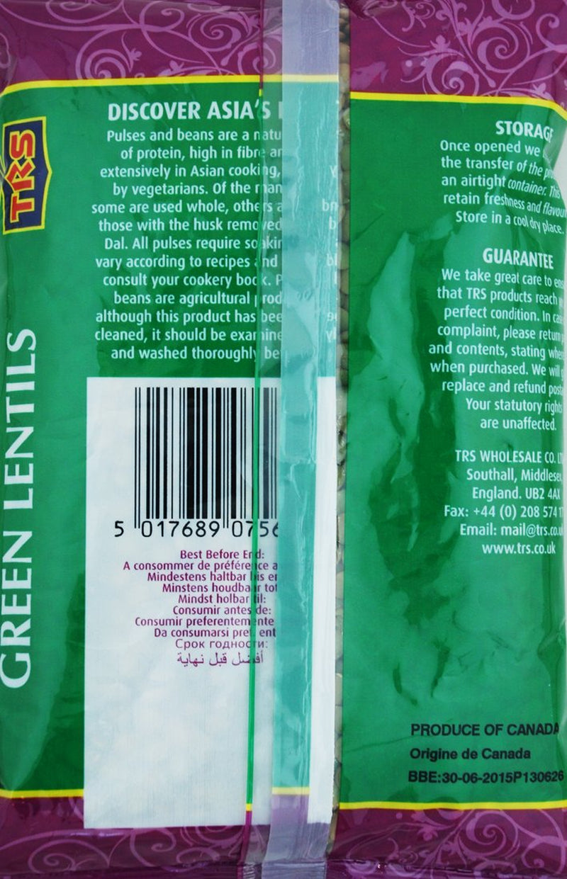 Grüne Linsen 500G