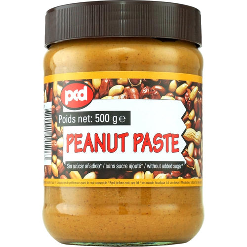 [ 6X 500G ]  Erdnusspaste OHNE ZUCKERZUSATZ / Peanut Paste without Added Sugar