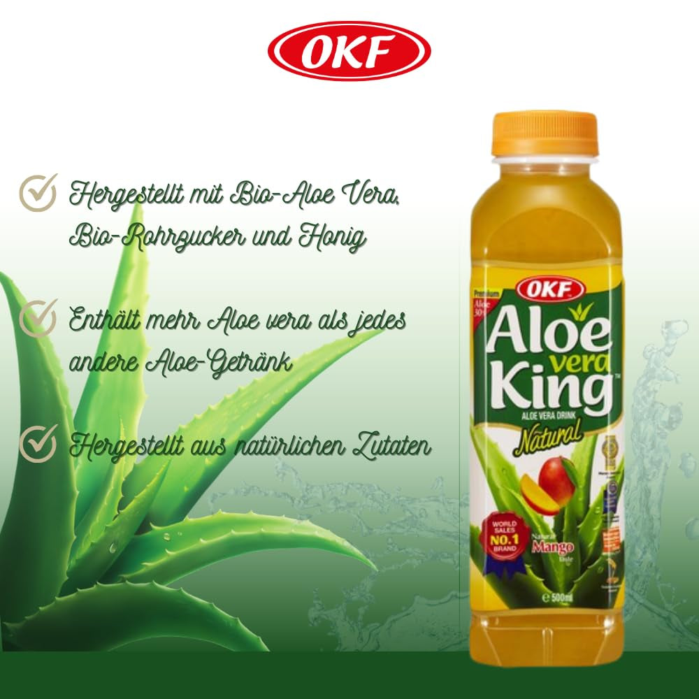 - Aloe Vera Getränk Mango, 20Er Pack (20 X 500 ML)