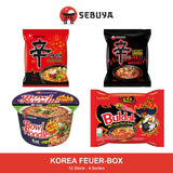 Korea Feuer-Box – 12 Stück Nudel-Mix – Bild 2