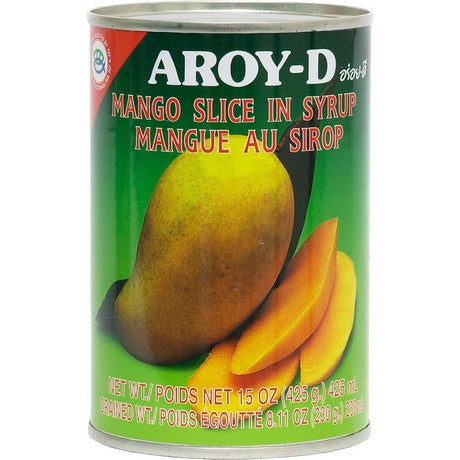 AROY-D - Mangoscheiben in Sirup 425 g – 3er-Pack (3×425 g)