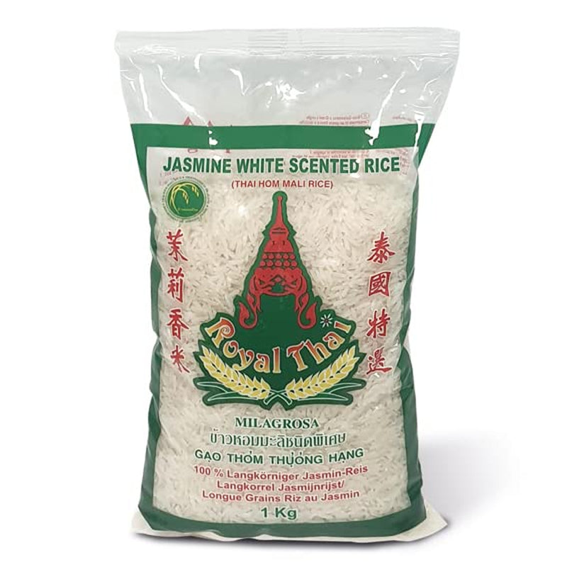 5Er Pack Jasmin Duftreis [5X 1Kg] Jasminreis ROYAL THAI Jasmine Rice