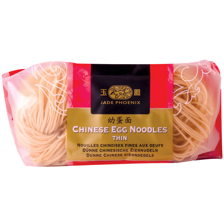 JP Chinesische Nudeln -dünn Jade Phoenix thin Chinese noodles 375 g – 6er-Pack (6×375 g)