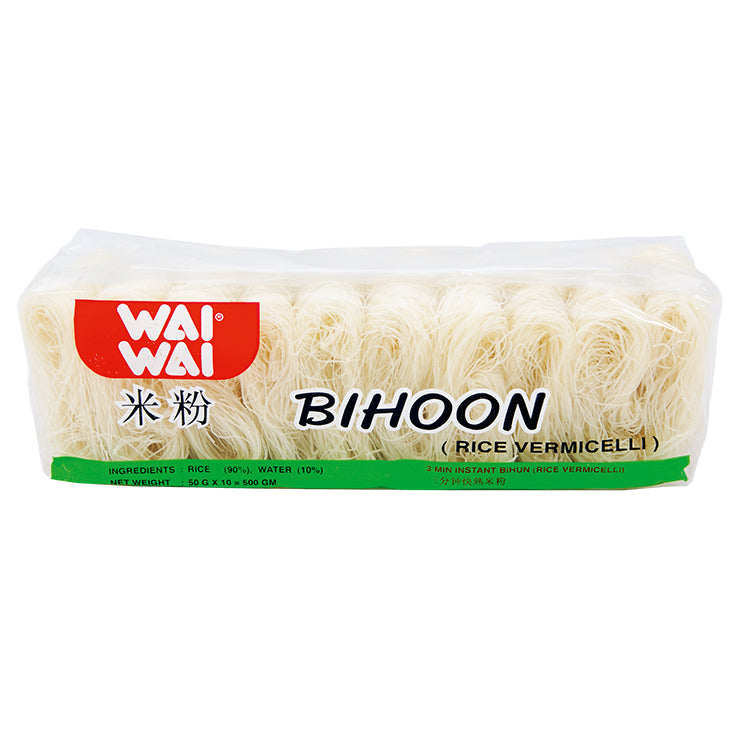 WAI WAI Reisnudeln Vermicelli 500 g – 4er-Pack (4×500 g)