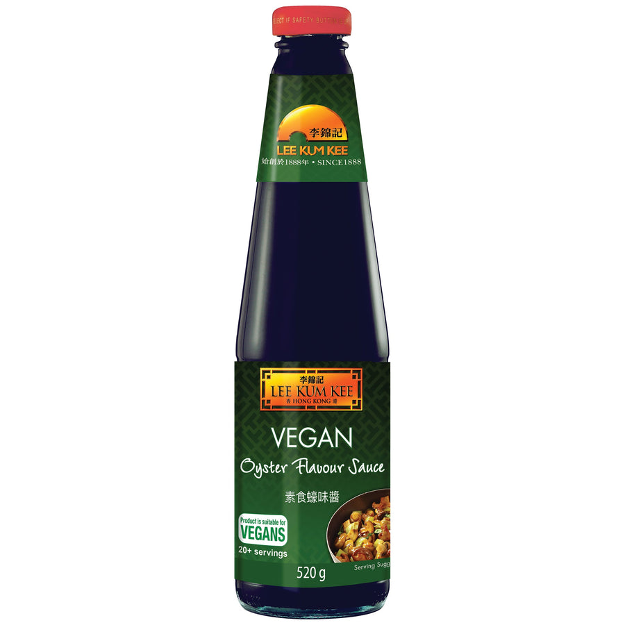 LEE KUM KEE Vegan Oyster flavour sauce 520 g – 3er-Pack (3×520 g)
