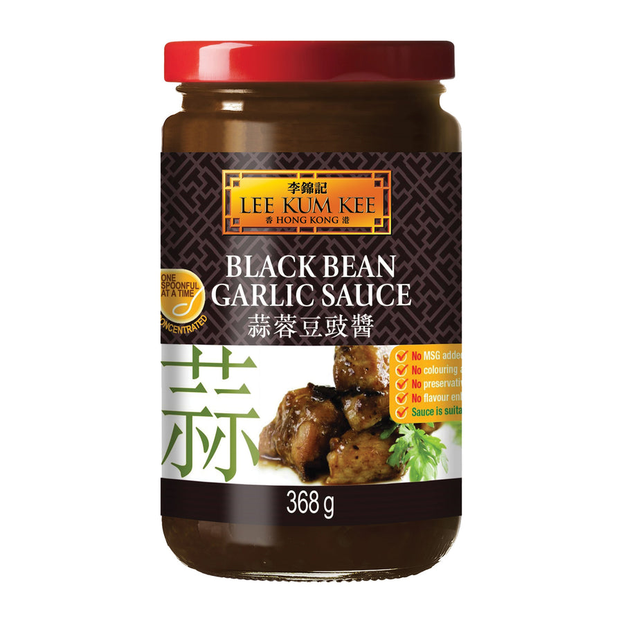 Lee Kum Kee Schwarze Bohnen - Knoblauch, 368 g – 3er-Pack (3×368 g)