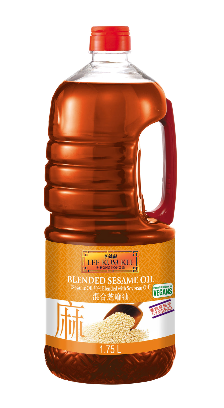 Lee Kum Kee Blended Sesamöl - Aromatische Ölmischung aus Sesamöl und Sojaöl 1750 ml