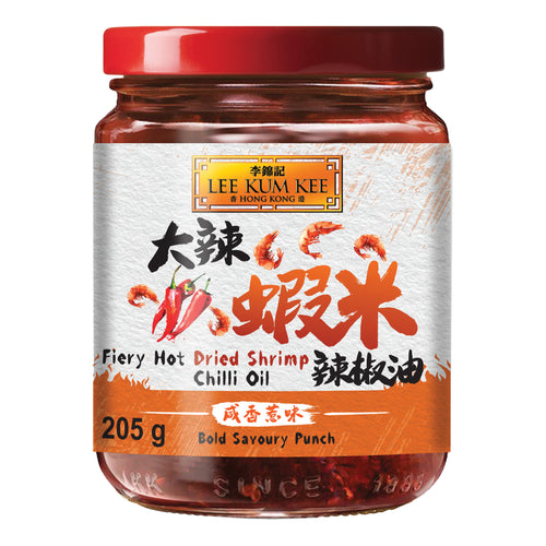 LEE KUM KEE Garnelen Chili Öl, extra scharf 205 g