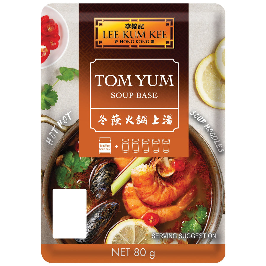 LEE KUM KEE Tom Yum Suppengrundlage 80 g – 12er-Pack (12×80 g)