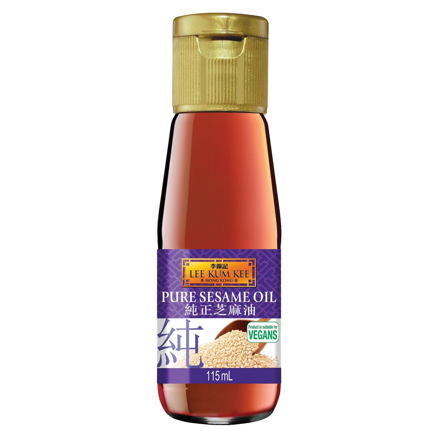 LEE KUM KEE Sesamöl, pur 115 ml – 3er-Pack (3×115 g)