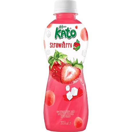 KATO - Erdbeeresaft Mit Nata De Coco