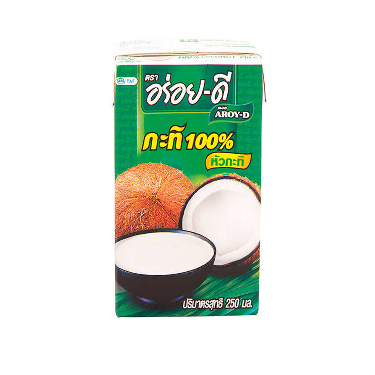 Aroy-d Coconut Milk 100% Original Net 250 ml – 6er-Pack (6×250 g)
